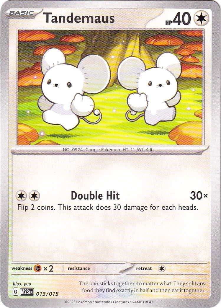 Tandemaus (013/015) (McDonald's Promos 2023) Pokemon