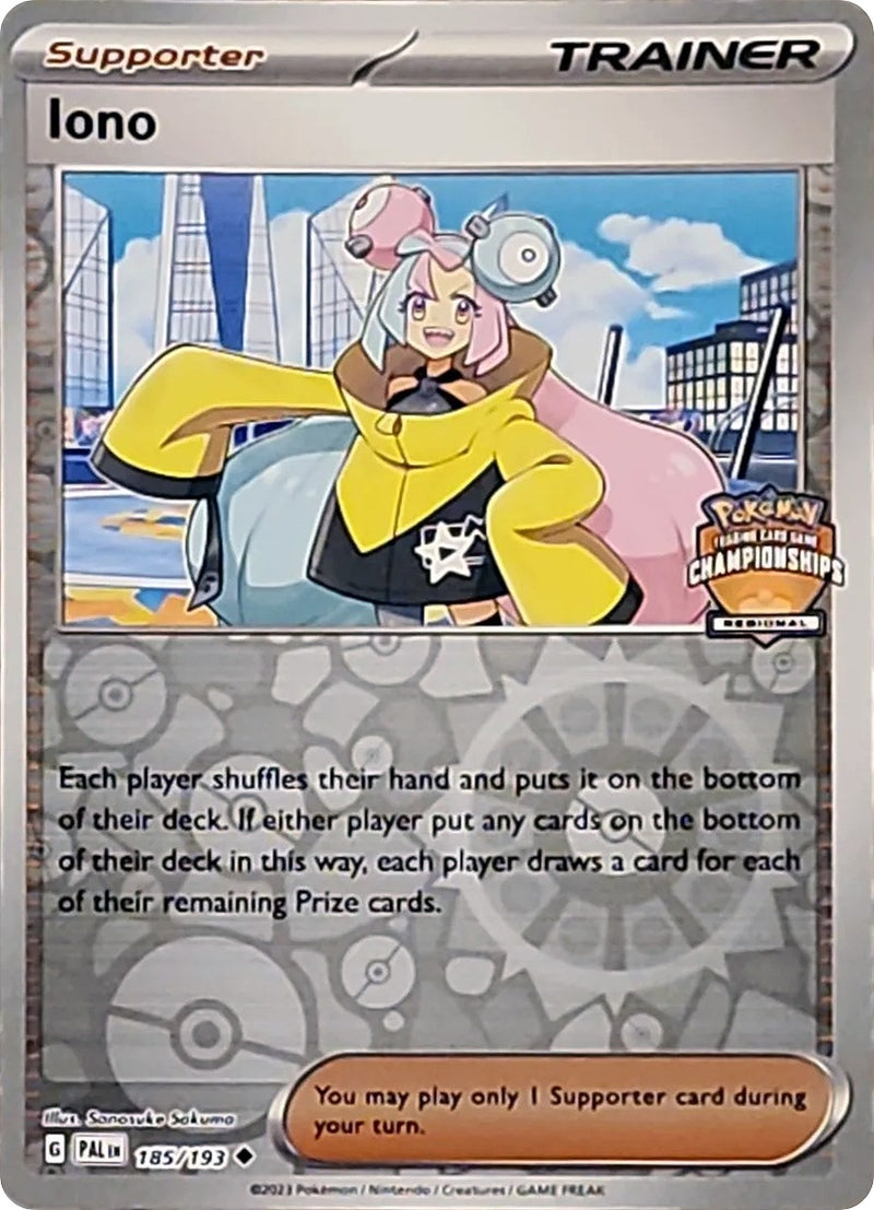 Image for Iono - 185/193 (Regional Championships) (185/193) (League & Championship Cards) (PR) - Pokemon