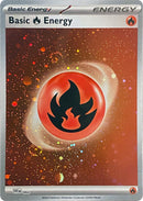 Basic Fire Energy (Cosmos Holo) (002) (SVE: Scarlet & Violet Energies) Pokemon