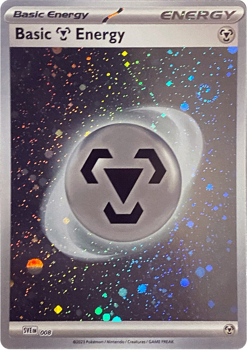 Basic Metal Energy (Cosmos Holo) (008) (SVE: Scarlet & Violet Energies) Pokemon