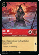 Image for Mulan - Soldier in Training (117/204) (Rise of the Floodborn) (2) - Disney Lorcana
