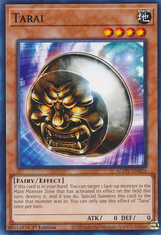 Tarai (AGOV-EN024) (Age of Overlord) YuGiOh