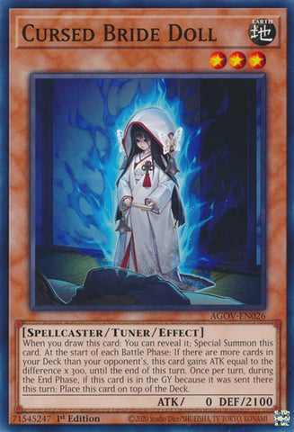 Cursed Bride Doll (AGOV-EN026) (Age of Overlord) YuGiOh