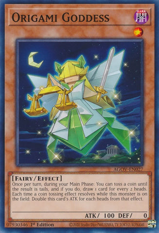 Origami Goddess (AGOV-EN027) (Age of Overlord) YuGiOh