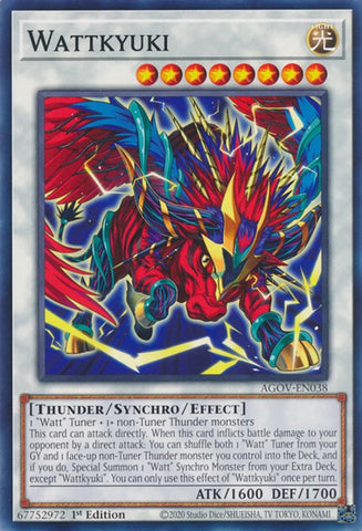 Wattkyuki (AGOV-EN038) (Age of Overlord) YuGiOh