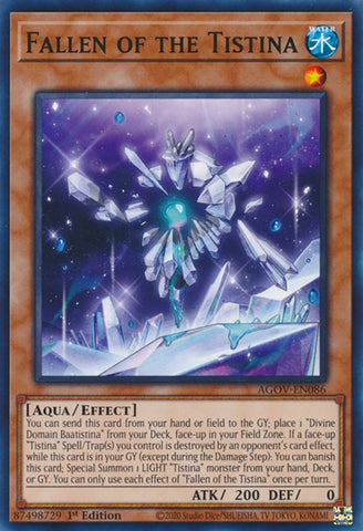 Fallen of the Tistina (AGOV-EN086) (Age of Overlord) YuGiOh
