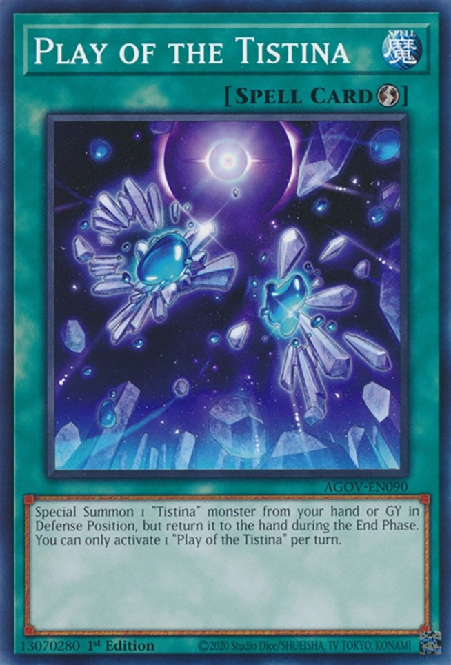 Play of the Tistina (AGOV-EN090) (Age of Overlord) YuGiOh