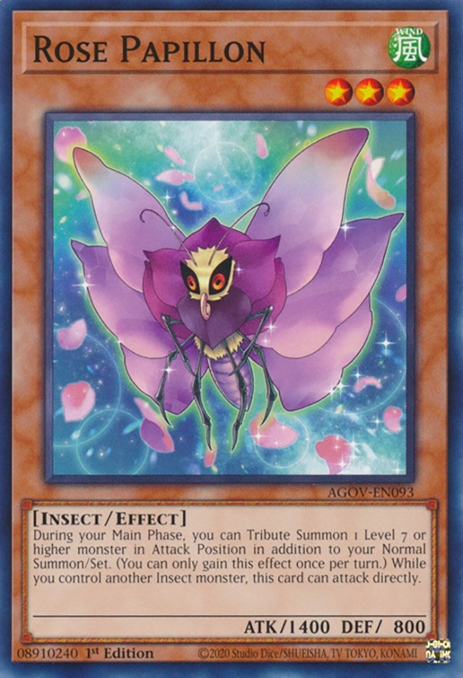 Rose Papillon (AGOV-EN093) (Age of Overlord) YuGiOh