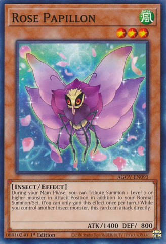 Rose Papillon (AGOV-EN093) (Age of Overlord) YuGiOh
