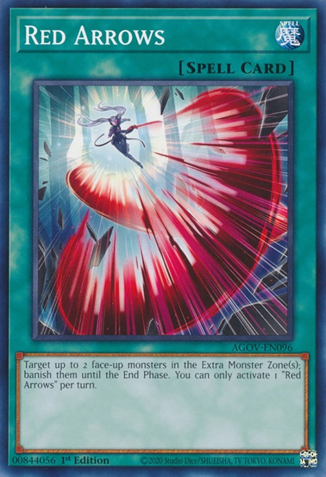 Red Arrows (AGOV-EN096) (Age of Overlord) YuGiOh