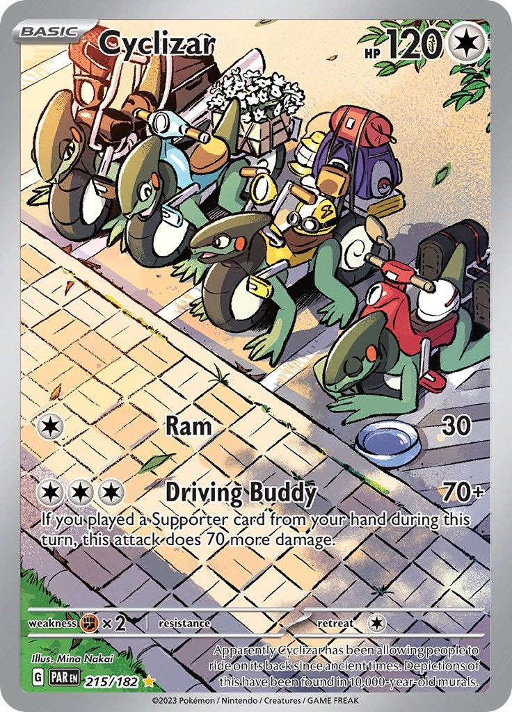 Image for Cyclizar (215/182) (SV04: Paradox Rift) - Pokemon