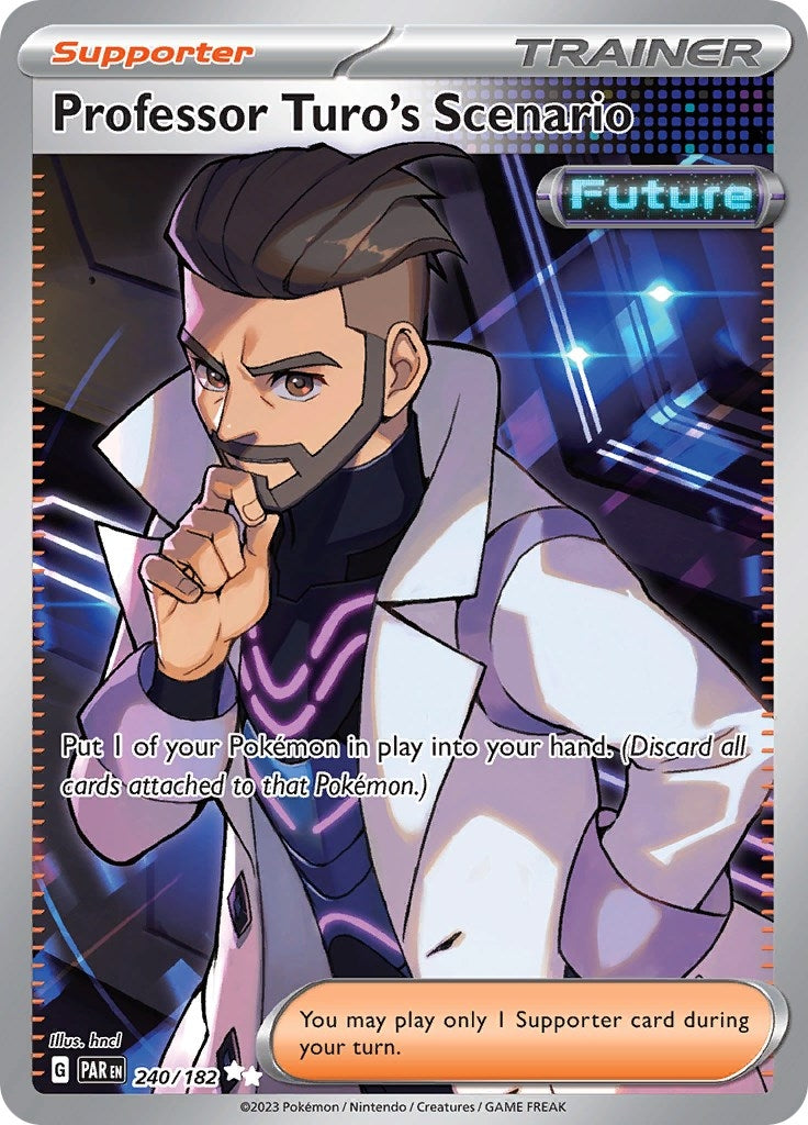 Image for Professor Turo's Scenario (240/182) (SV04: Paradox Rift) - Pokemon