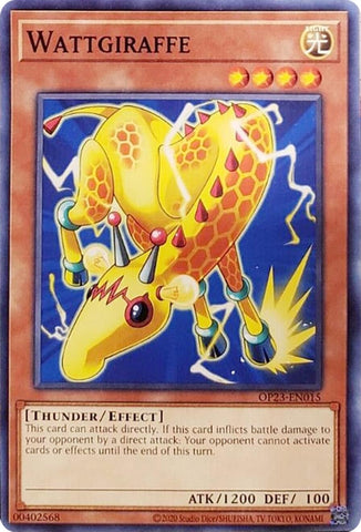 Wattgiraffe (OP23-EN015) (OTS Tournament Pack 23) YuGiOh