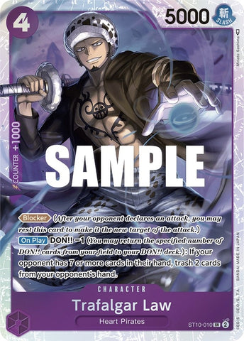 Image for Trafalgar Law (010) (ST10-010) (Ultra Deck: The Three Captains) - One Piece Card Game