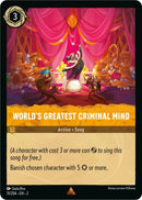 Image for World's Greatest Criminal Mind (31/204) (Rise of the Floodborn) (2) - Disney Lorcana