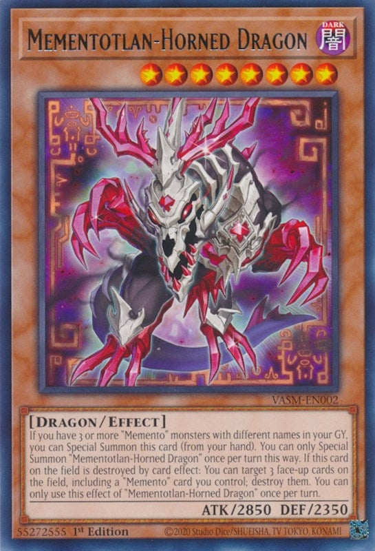 Mementotlan-Horned Dragon (VASM-EN002) (Valiant Smashers) YuGiOh