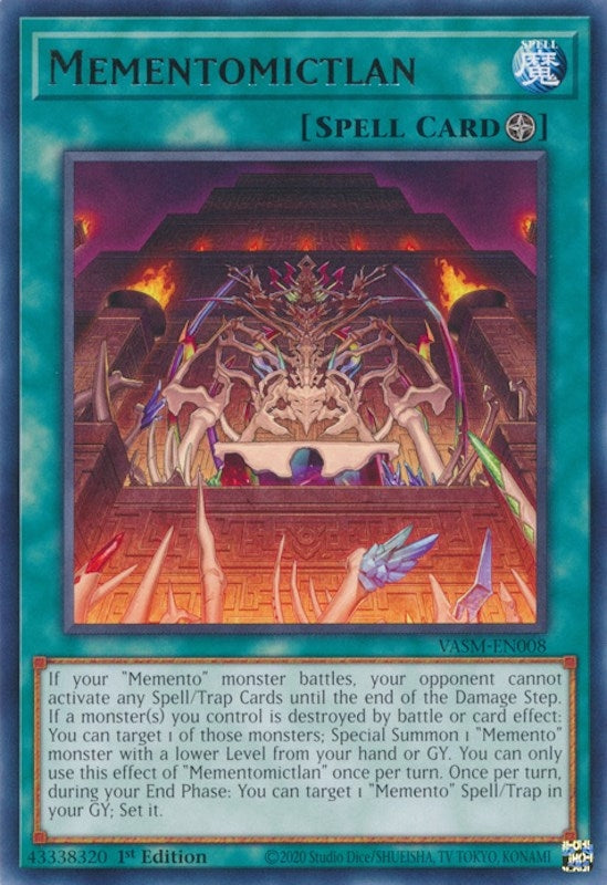 Mementomictlan (VASM-EN008) (Valiant Smashers) YuGiOh