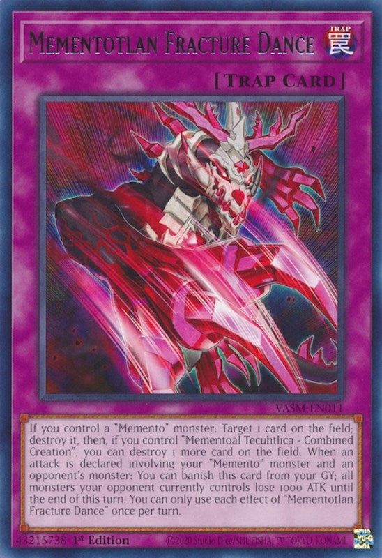 Mementotlan Fracture Dance (VASM-EN011) (Valiant Smashers) YuGiOh