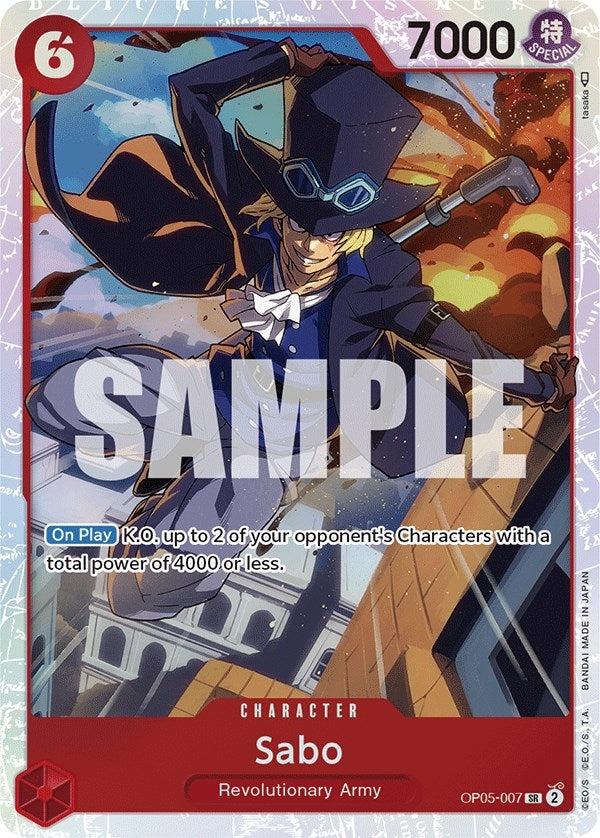 Image for Sabo (007) (OP05-007) (Awakening of the New Era) - One Piece Card Game
