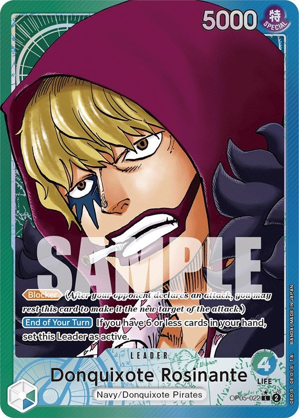 Donquixote Rosinante (022) (Alternate Art) (OP05-022) (Awakening of the New Era) One Piece Card Game