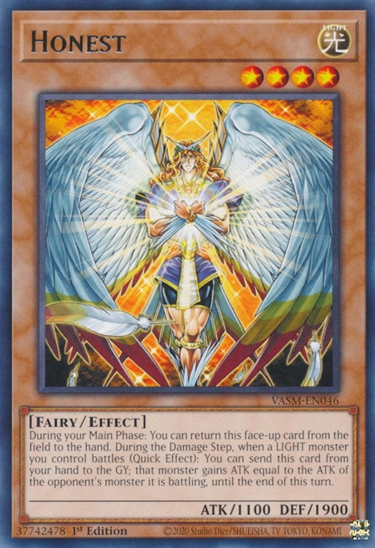 Honest (VASM-EN046) (Valiant Smashers) YuGiOh