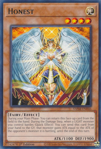 Honest (VASM-EN046) (Valiant Smashers) YuGiOh