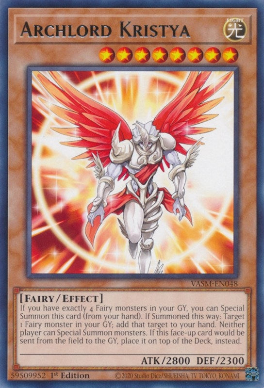 Archlord Kristya (VASM-EN048) (Valiant Smashers) YuGiOh