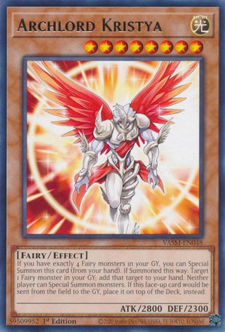 Archlord Kristya (VASM-EN048) (Valiant Smashers) YuGiOh