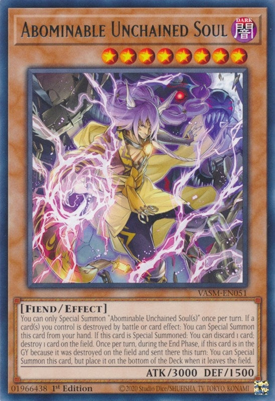 Abominable Unchained Soul (VASM-EN051) (Valiant Smashers) YuGiOh