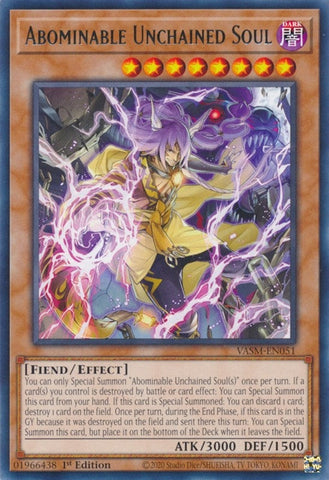 Abominable Unchained Soul (VASM-EN051) (Valiant Smashers) YuGiOh