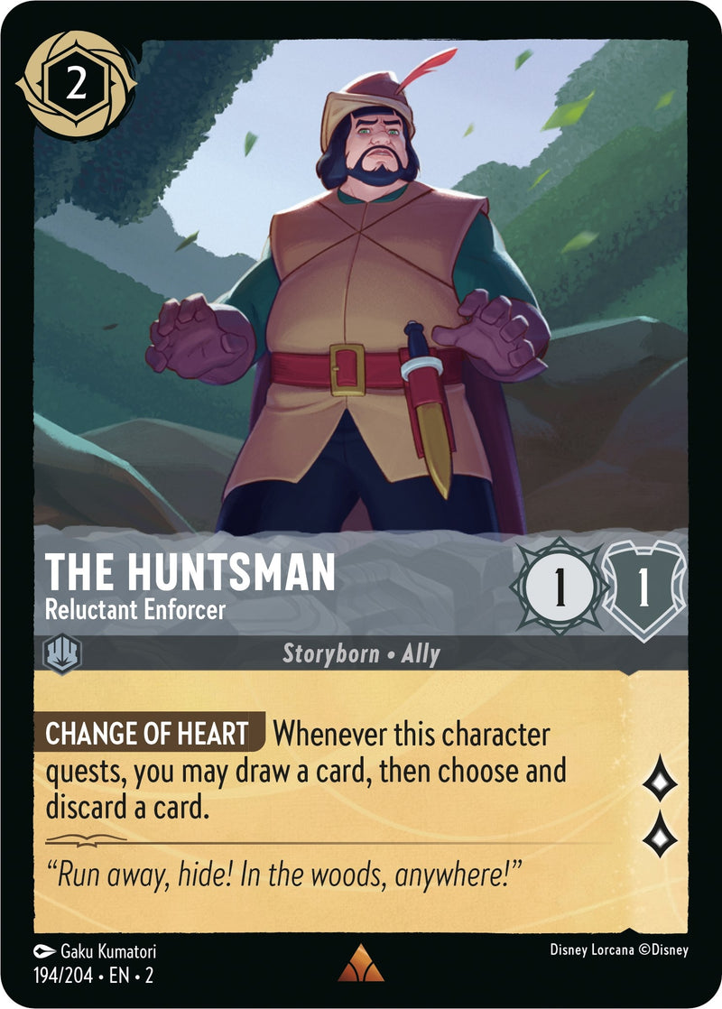 Image for The Huntsman - Reluctant Enforcer (194/204) (Rise of the Floodborn) (2) - Disney Lorcana