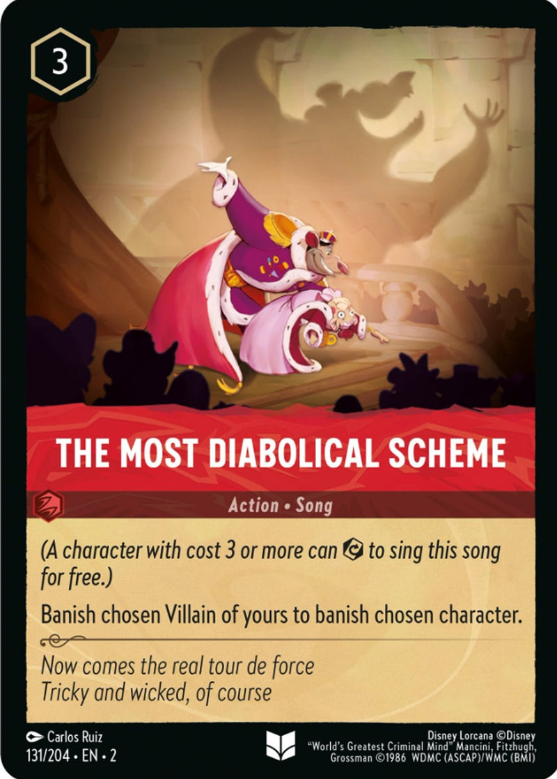 Image for The Most Diabolical Scheme (131/204) (Rise of the Floodborn) (2) - Disney Lorcana