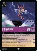 Image for Pinocchio - On the Run (57/204) (Rise of the Floodborn) (2) - Disney Lorcana