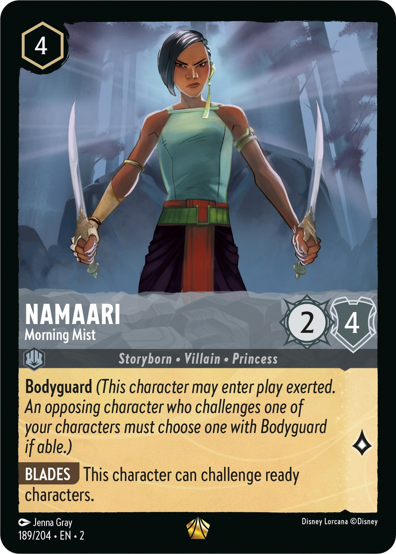 Image for Namaari - Morning Mist (189/204) (Rise of the Floodborn) (2) - Disney Lorcana
