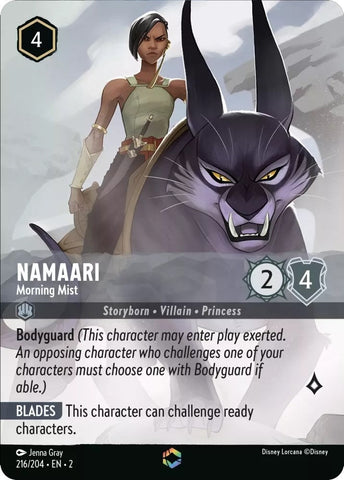 Namaari - Morning Mist (Enchanted) (216/204) (Rise of the Floodborn) Disney Lorcana