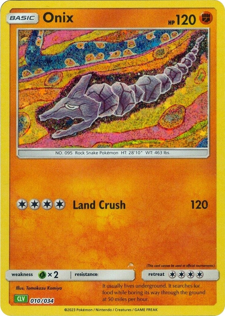 Image for Onix (010/034) (Trading Card Game Classic) (CL) - Pokemon