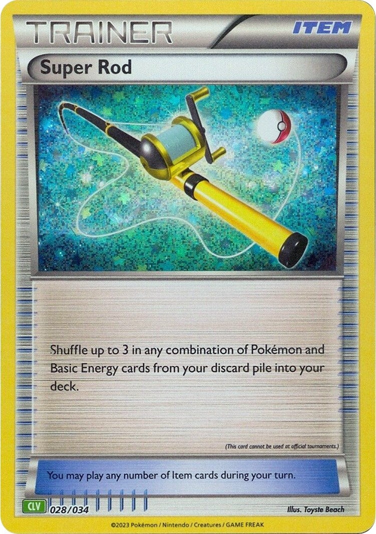 Super Rod (CLV) (028/034) (Trading Card Game Classic) Pokemon