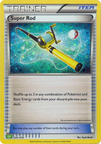Super Rod (CLV) (028/034) (Trading Card Game Classic) Pokemon