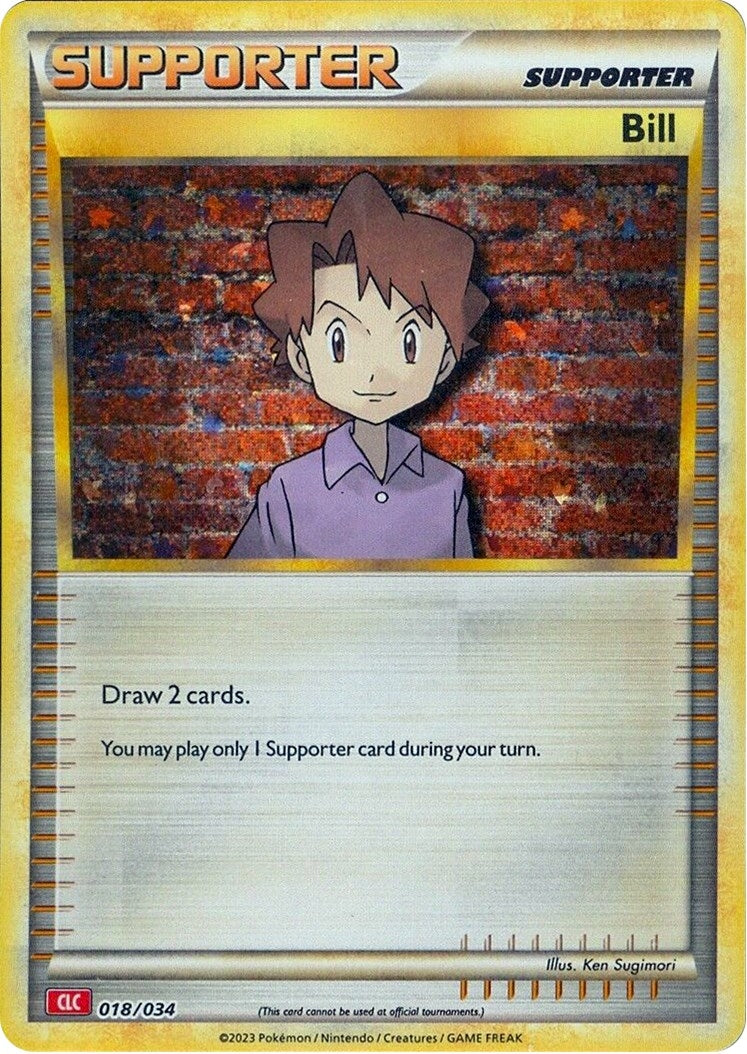 Bill (CLC) (018/034) (Trading Card Game Classic) Pokemon