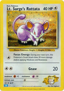 Image for Lt. Surge's Rattata (015/034) (Trading Card Game Classic) (CL) - Pokemon