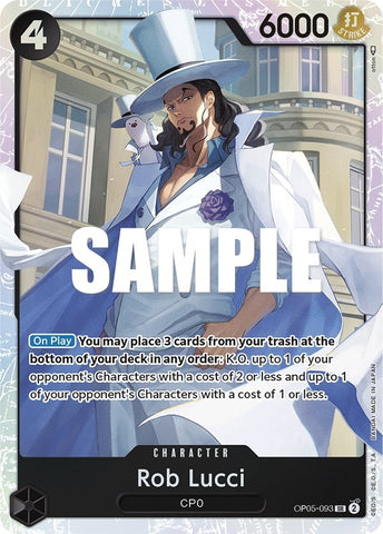 Image for Rob Lucci (093) (OP05-093) (Awakening of the New Era) - One Piece Card Game