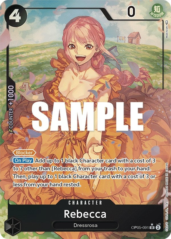 Rebecca (Alternate Art) (OP05-091) (Awakening of the New Era) One Piece Card Game