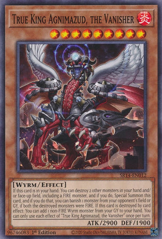 True King Agnimazud, the Vanisher (SR14-EN012) (Structure Deck: Fire Kings) YuGiOh