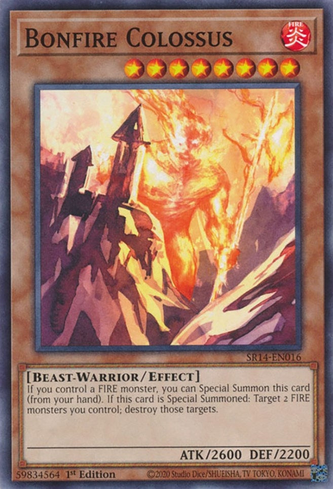 Bonfire Colossus (SR14-EN016) (Structure Deck: Fire Kings) YuGiOh