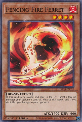 Fencing Fire Ferret (SR14-EN020) (Structure Deck: Fire Kings) YuGiOh