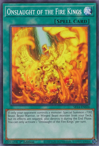 Onslaught of the Fire Kings (SR14-EN026) (Structure Deck: Fire Kings) YuGiOh