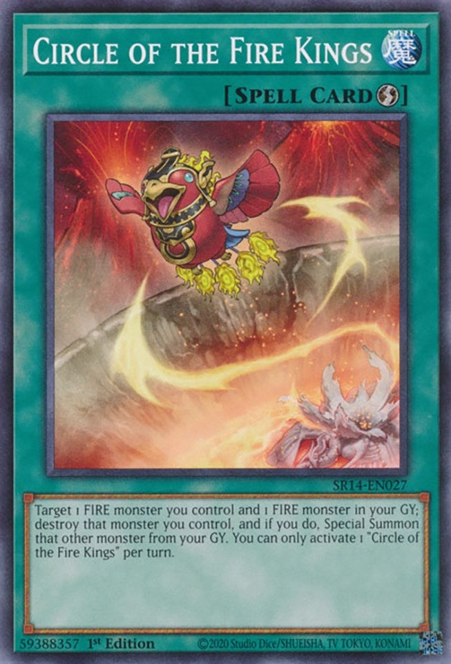 Circle of the Fire Kings (SR14-EN027) (Structure Deck: Fire Kings) YuGiOh