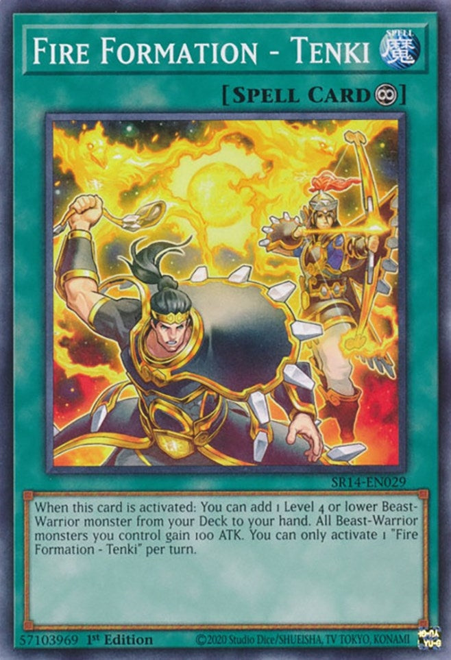 Fire Formation - Tenki (SR14-EN029) (Structure Deck: Fire Kings) YuGiOh