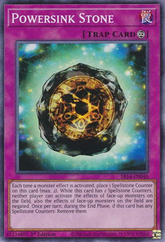 Powersink Stone (SR14-EN040) (Structure Deck: Fire Kings) YuGiOh
