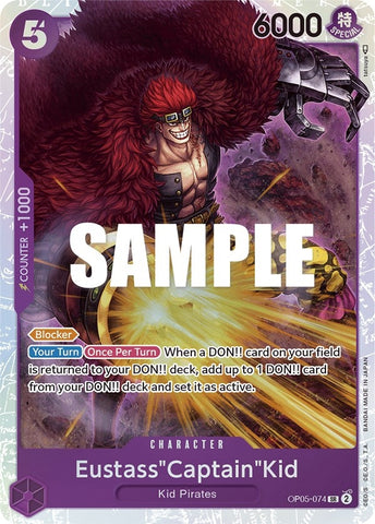 Image for Eustass"Captain"Kid (OP05-074) (Awakening of the New Era) - One Piece Card Game